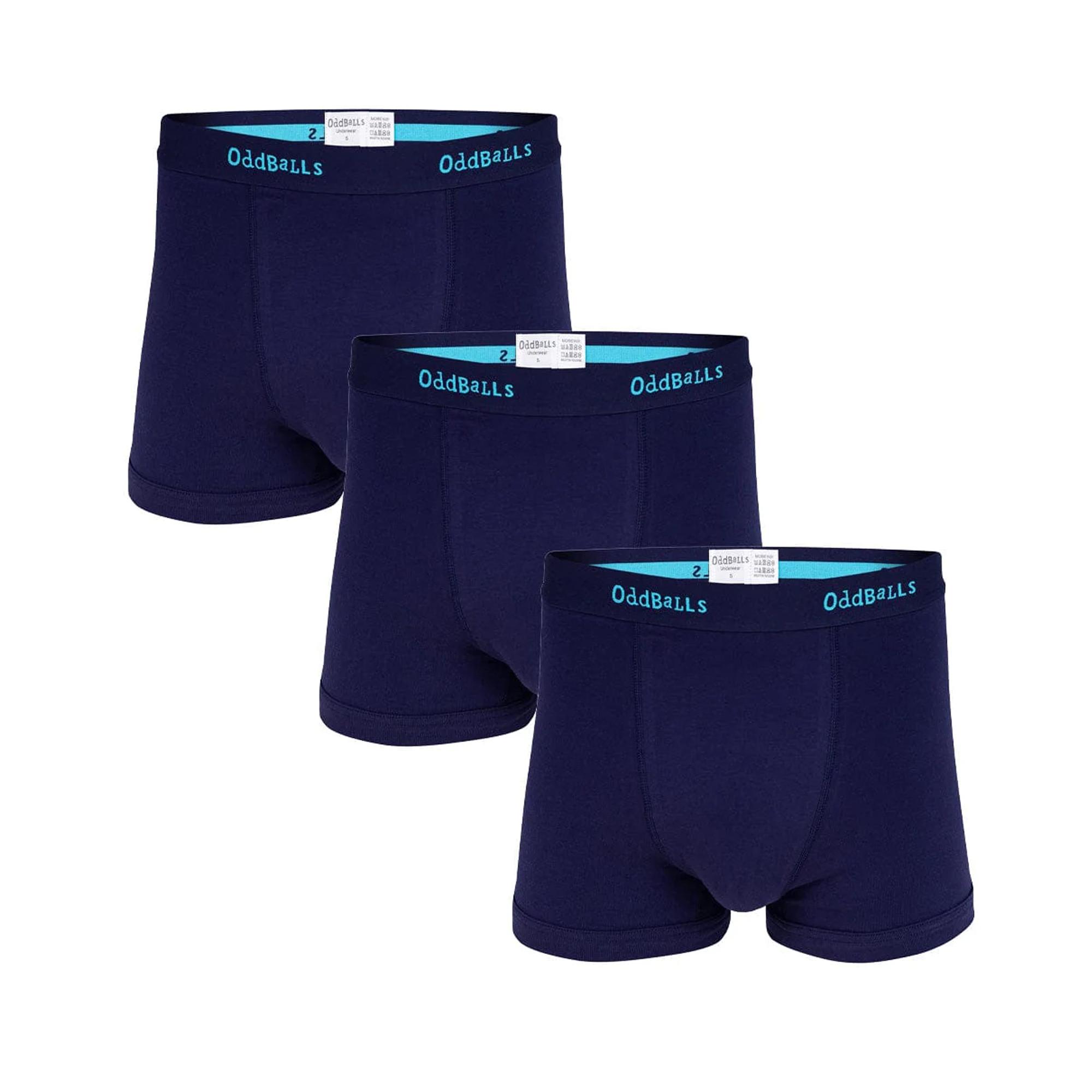 Image of Boxershorts (3erpack) Herren Nachtblau L