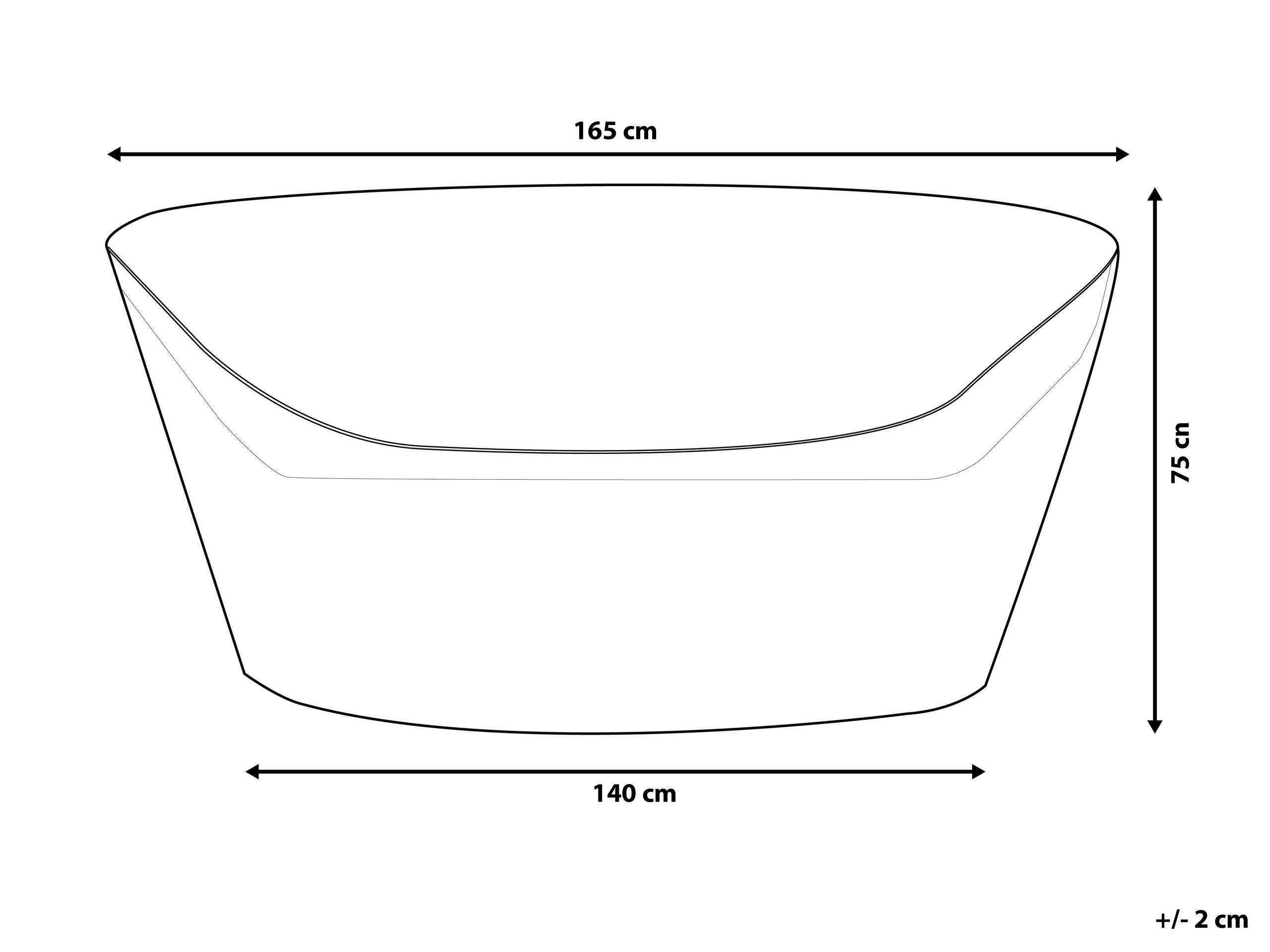 Beliani Protezione impermeabile en PVC CHUVA  
