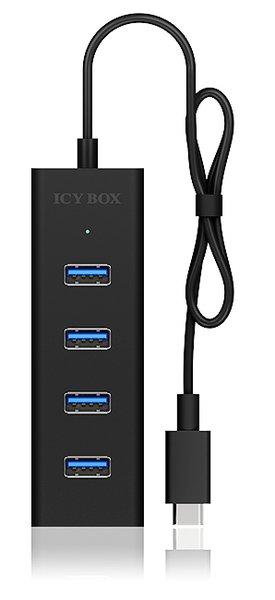 ICY Box  ICY BOX IB-HUB1409-C3 USB 3.2 Gen 1 (3.1 Gen 1) Type-C 5000 Mbit/s Schwarz 