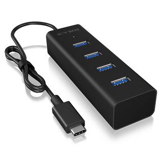 ICY Box  ICY BOX IB-HUB1409-C3 USB 3.2 Gen 1 (3.1 Gen 1) Type-C 5000 Mbit/s Schwarz 