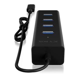 ICY Box  IB-HUB1409-C3 USB 3.2 Gen 1 (3.1 Gen 1) Type-C 5000 Mbit/s Nero 