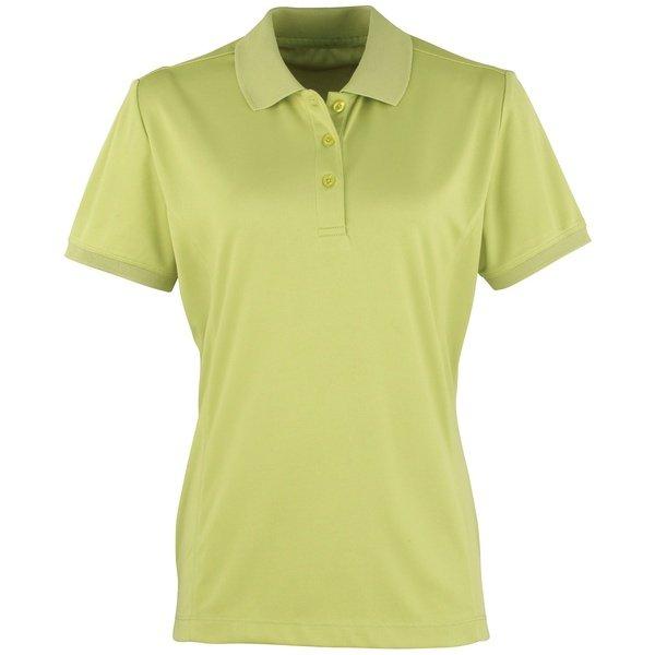 Image of Coolchecker Piqué Poloshirt Polohemd, Kurzarm Damen Limone XXL