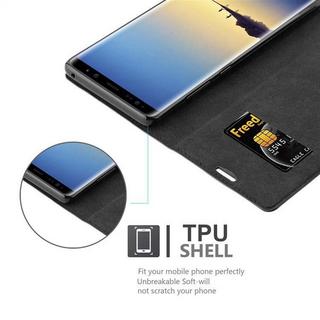 Cadorabo  Housse compatible avec Samsung Galaxy NOTE 8 - Coque de protection avec fermeture magnétique, fonction de support et compartiment pour carte 