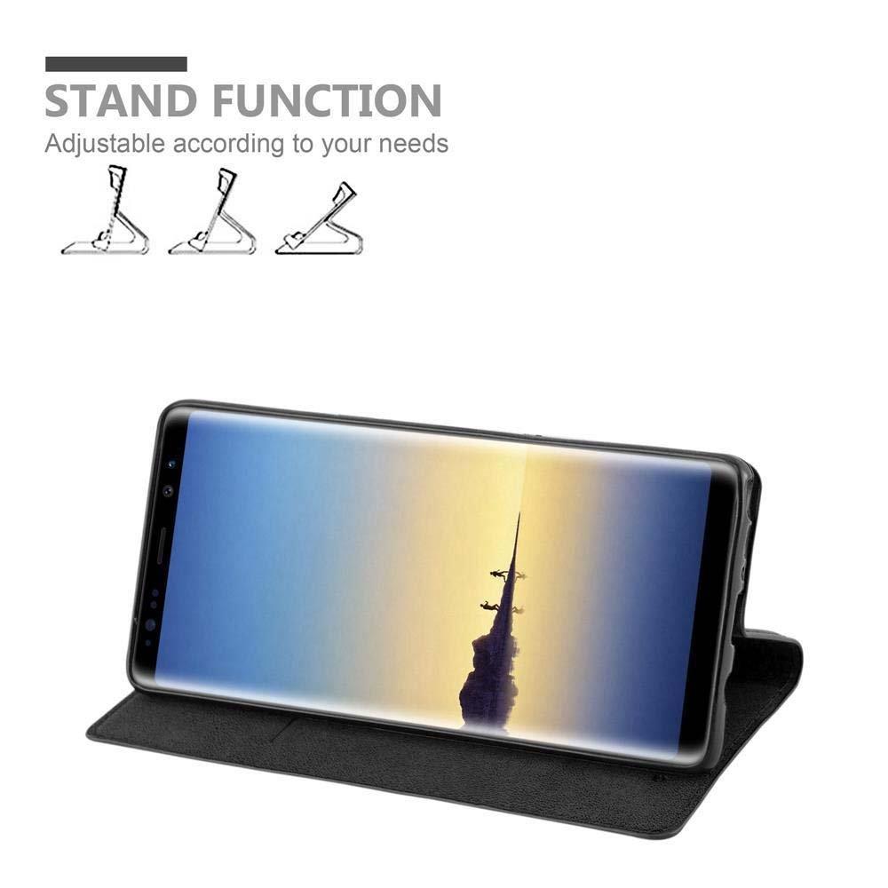 Cadorabo  Housse compatible avec Samsung Galaxy NOTE 8 - Coque de protection avec fermeture magnétique, fonction de support et compartiment pour carte 