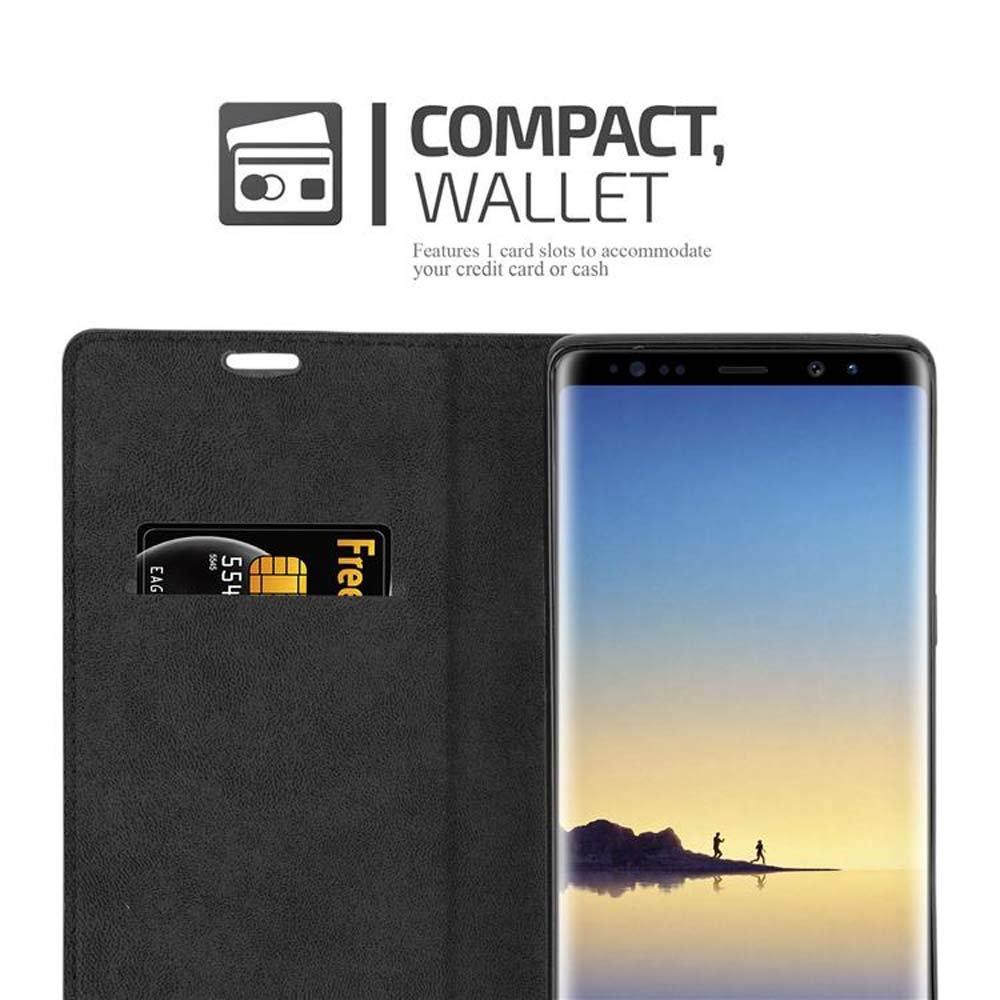 Cadorabo  Housse compatible avec Samsung Galaxy NOTE 8 - Coque de protection avec fermeture magnétique, fonction de support et compartiment pour carte 