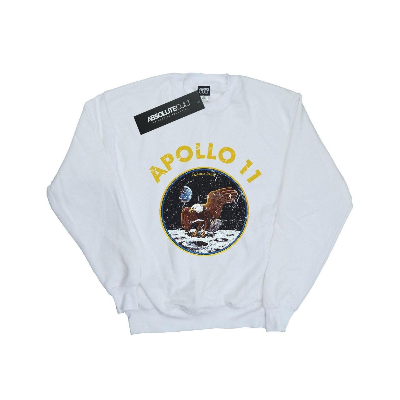 Image of Classic Apollo 11 Sweatshirt Mädchen Weiss 116