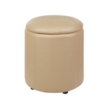 Pouf mit Stauraum aus Kunstleder Glamourös MARYLAND