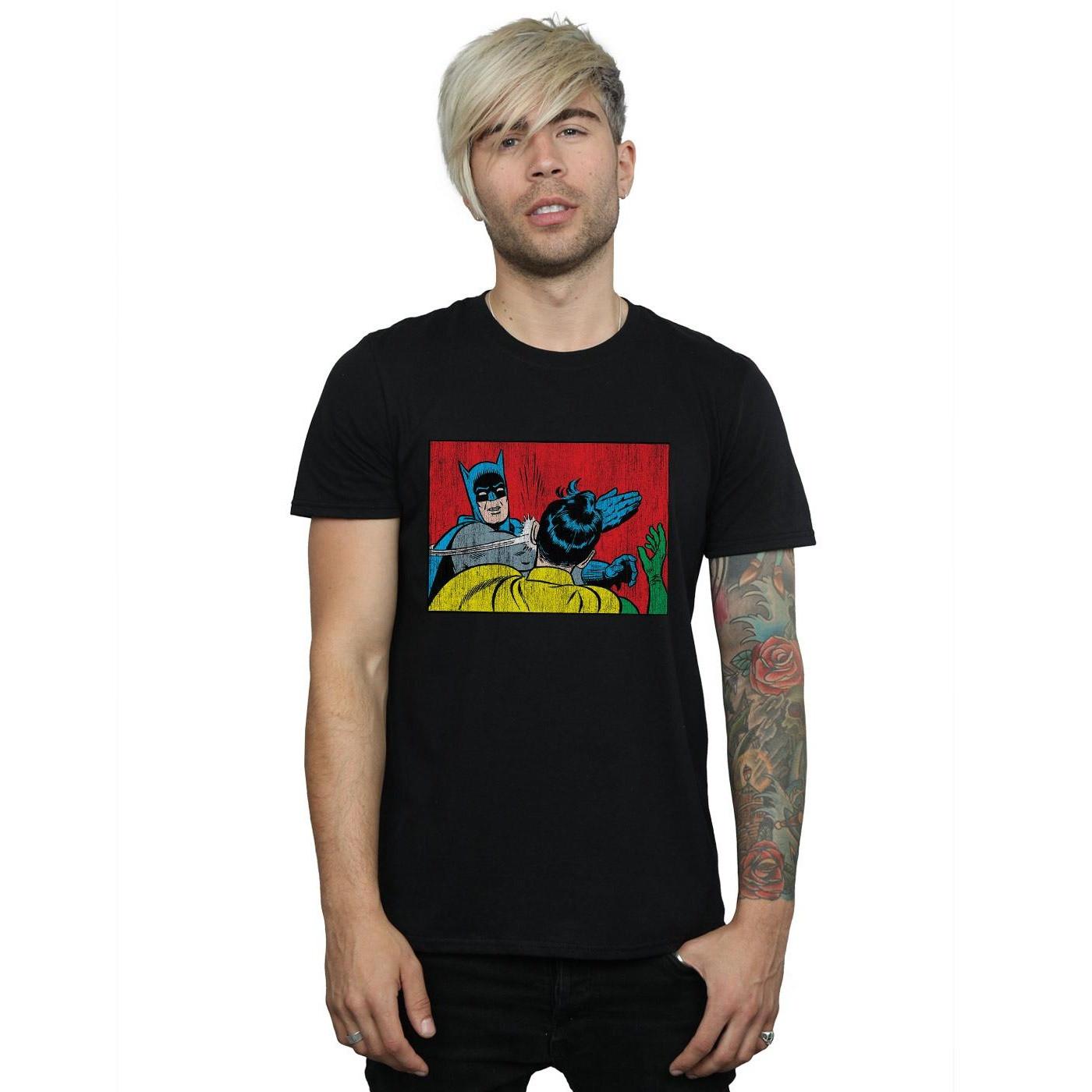 DC COMICS  Batman Robin Slap TShirt 