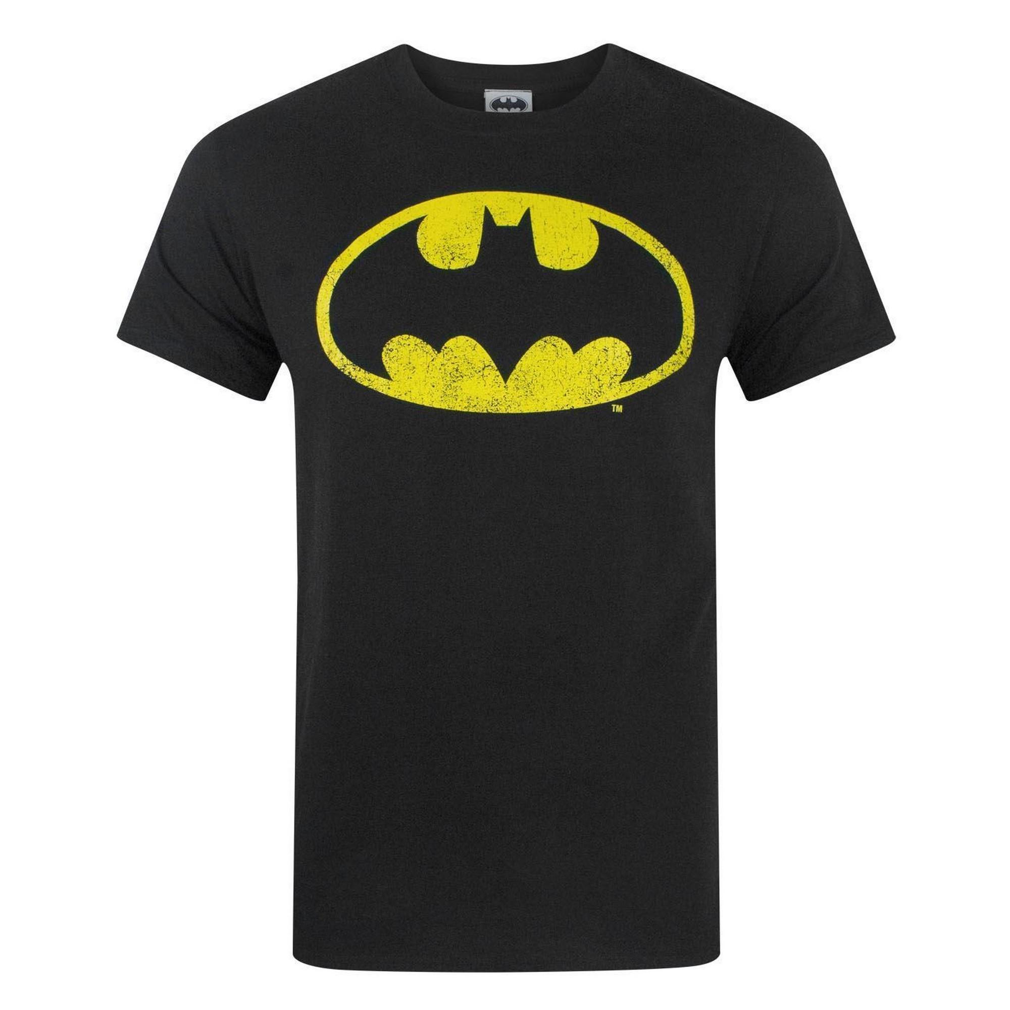 BATMAN  Distressed Logo TShirt 