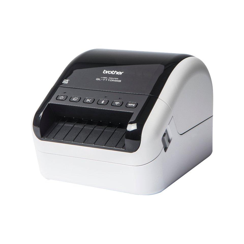 brother  QL-1110NWB Etikettendrucker Direkt Wärme 300 x 300 DPI 110 mmsek Verkabelt & Kabellos DK WLAN Bluetooth 