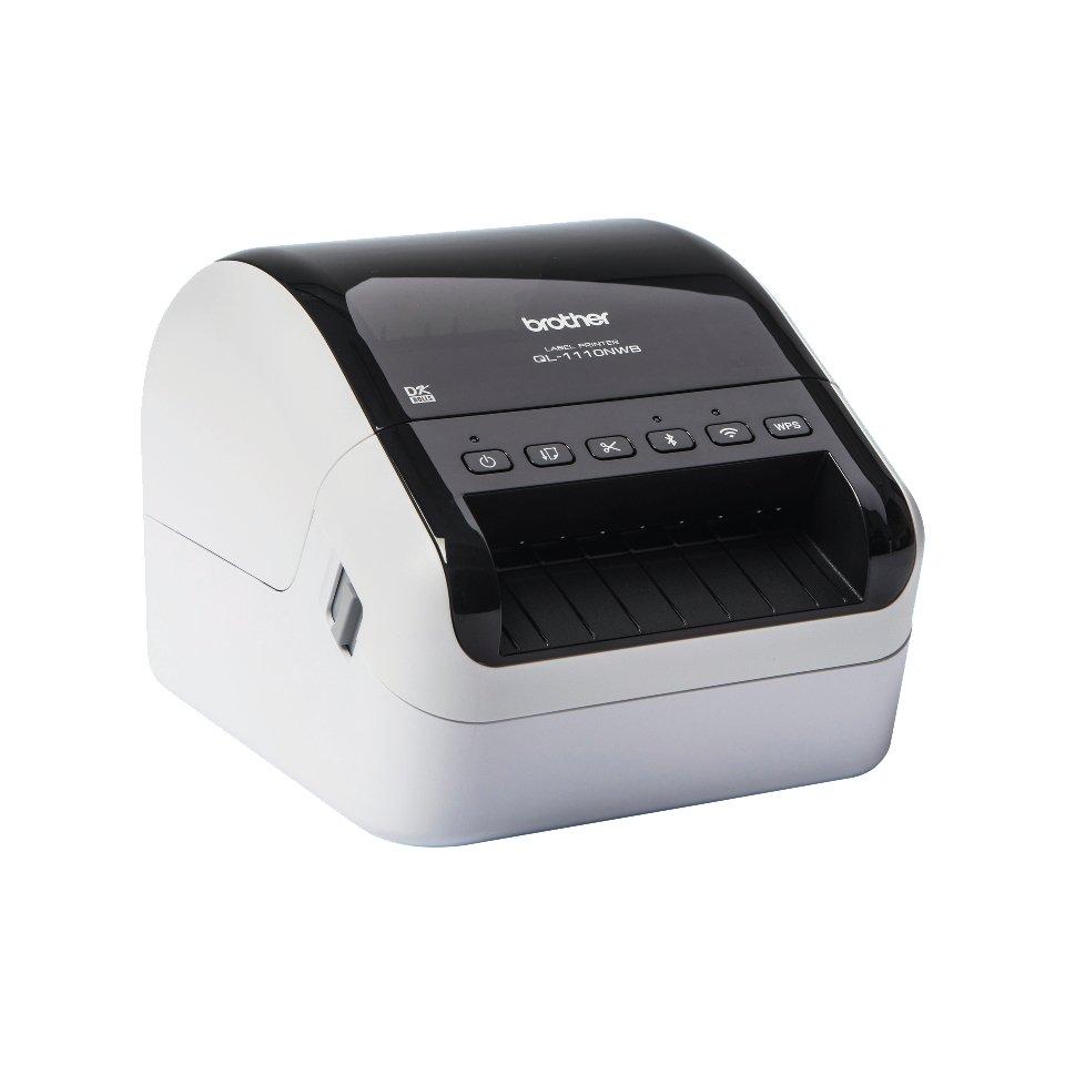 brother  QL-1110NWB Etikettendrucker Direkt Wärme 300 x 300 DPI 110 mmsek Verkabelt & Kabellos DK WLAN Bluetooth 