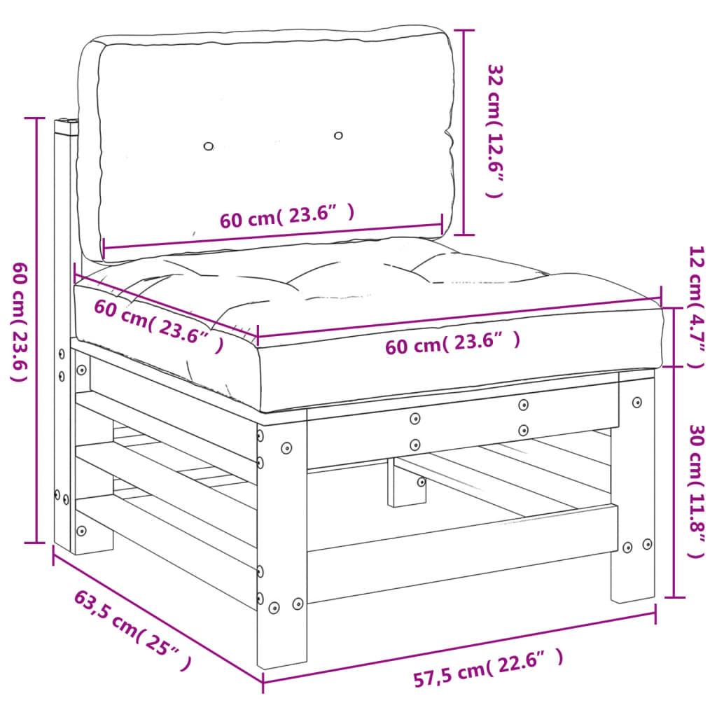 VidaXL Mittelsofa holz  