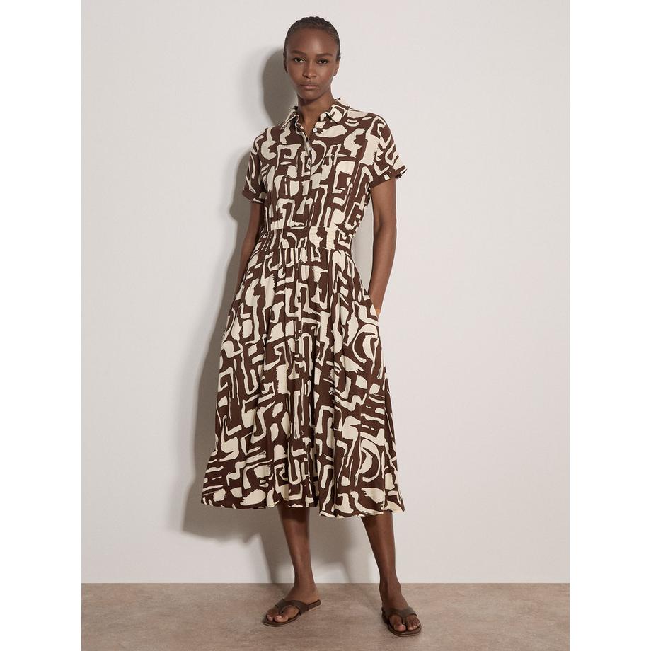 APRICOT Geo-Midi-Kleid im griechischen Stil  
