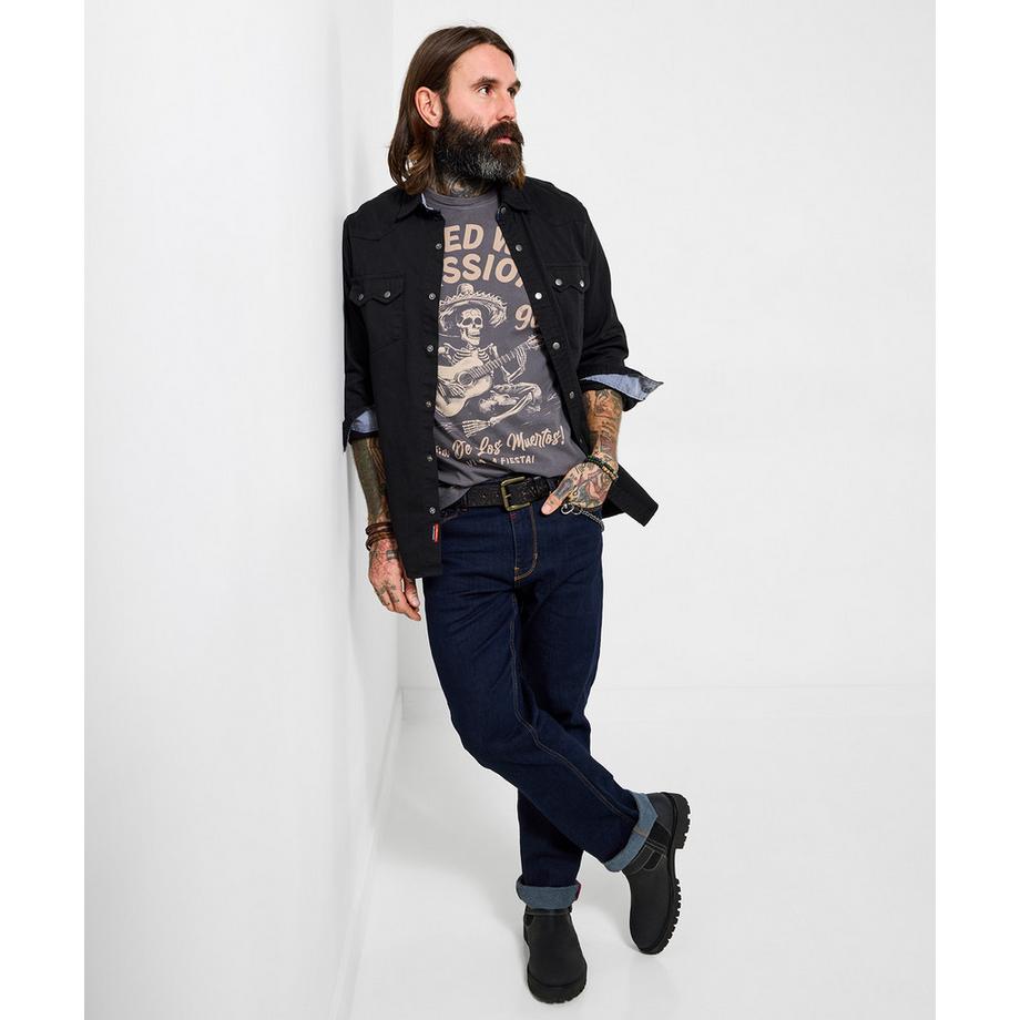 Joe Browns T-Shirt Motivo Chitarra Scheletro  