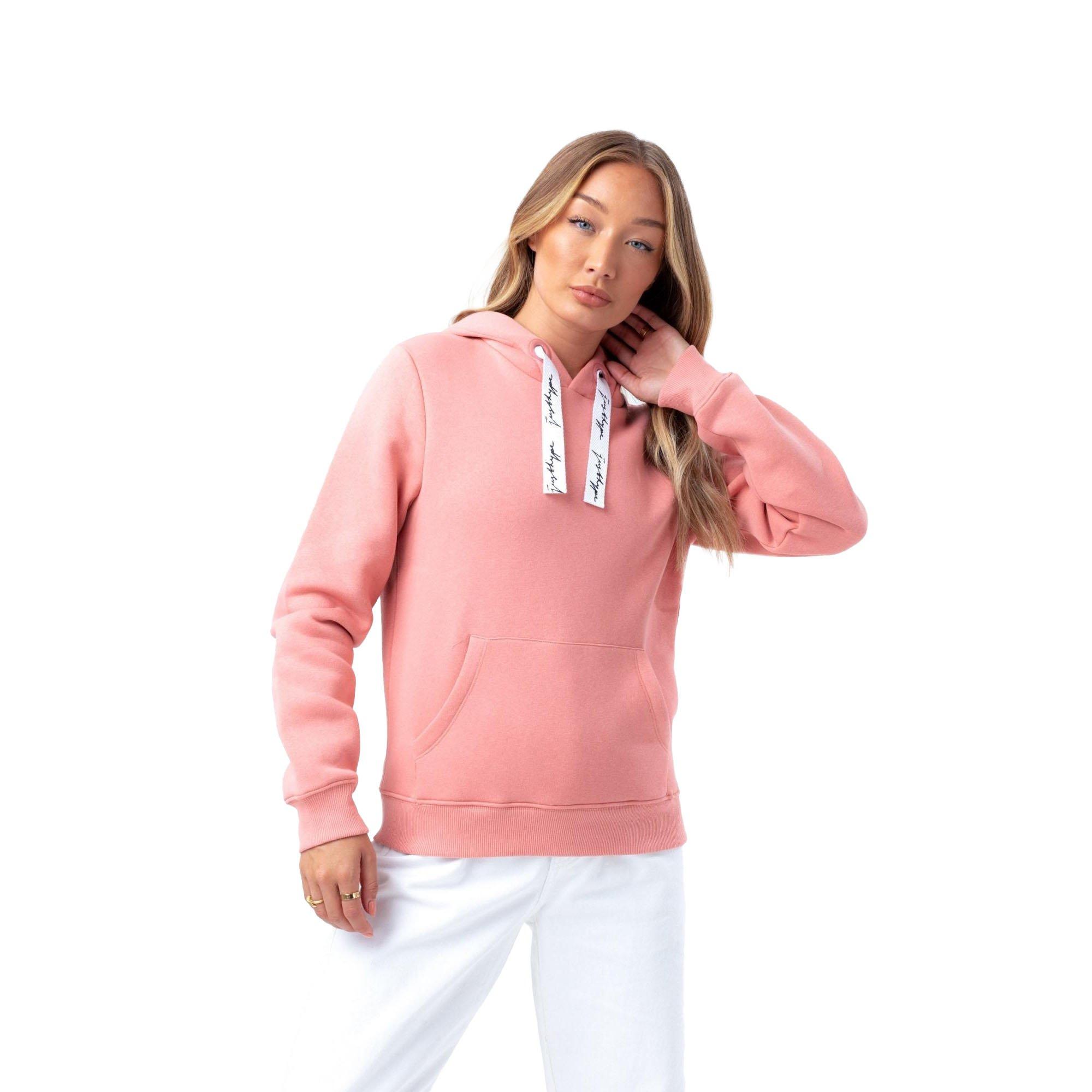 Image of Kapuzenpullover Mit Kordelzug Damen Pink 46
