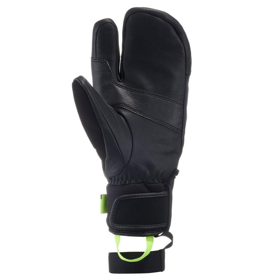 WEDZE  Guanti 3 dita sci alpino pelle 