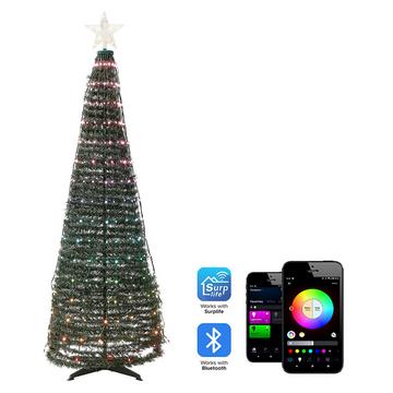Beleuchteter Weihnachtsbaum aus Kunststoff SAARLOQ