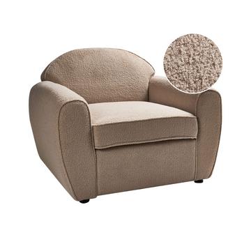 Fauteuil en Bouclé Moderne ELLEDE