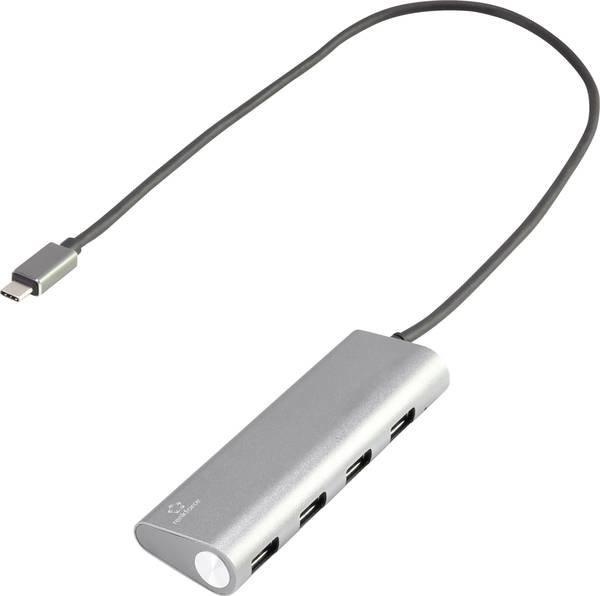 Image of RF-3374948 Schnittstellen-Hub USB 2.0 Type-C 5000 Mbits Silber