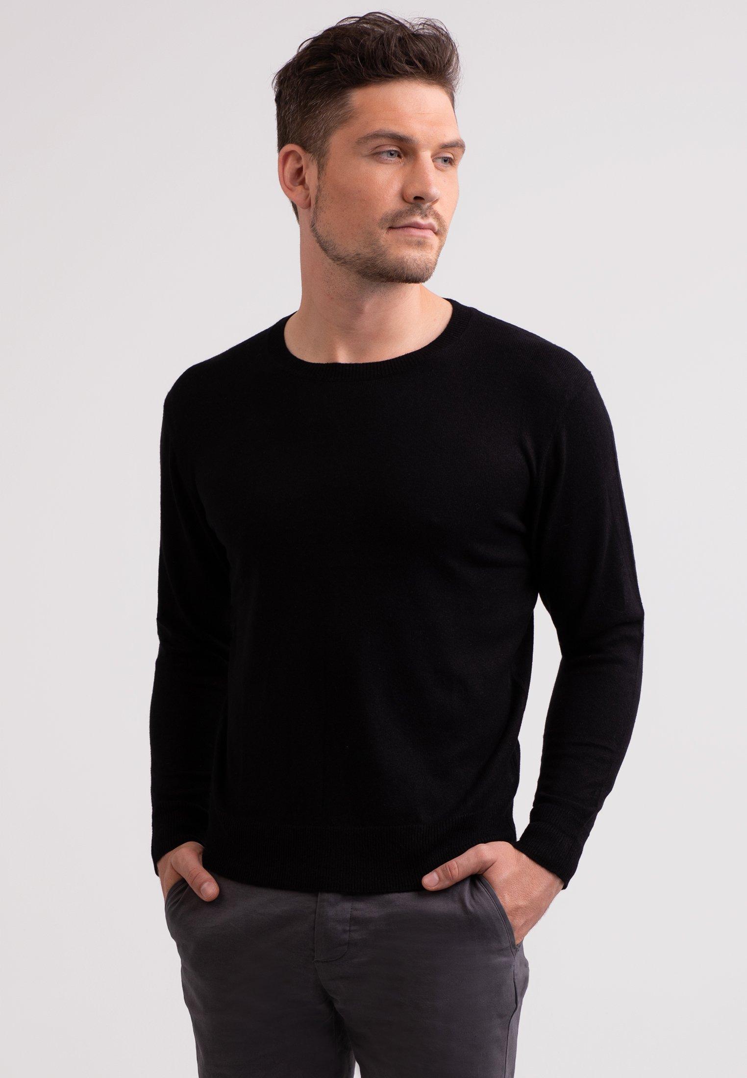 CASH-MERE.CH  Kaschmir Rundhals Pullover 