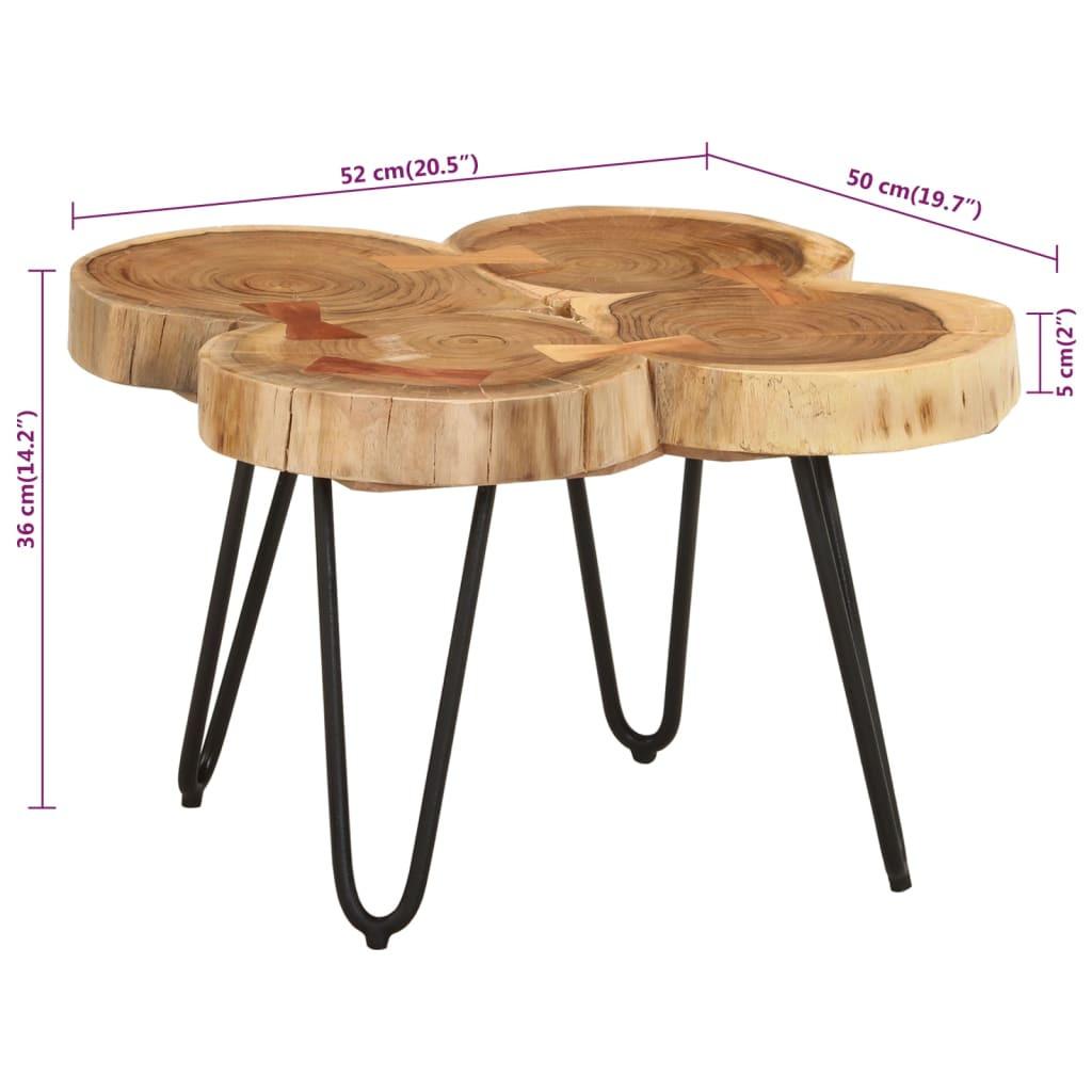 VidaXL Table basse bois d'acacia  