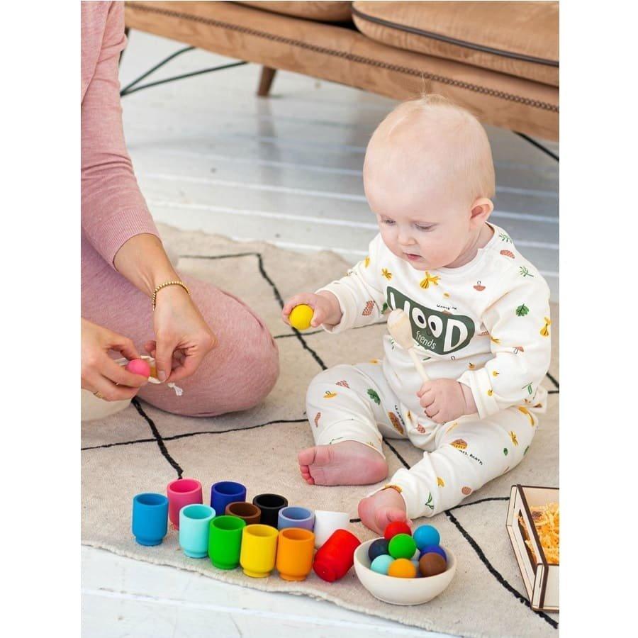 Activity-board  Waldorf-Lernspielzeug für Kinder, Waldorf-Lernmaterialien aus Holz 