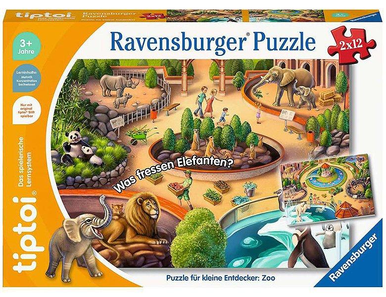 Image of tiptoi Puzzle für kleine Entdecker: Zoo (2x12)