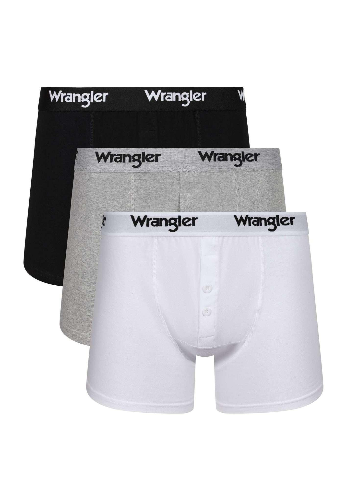 Image of Panties 3 Pack Button Fly Trunks Tait Herren Schwarz XL