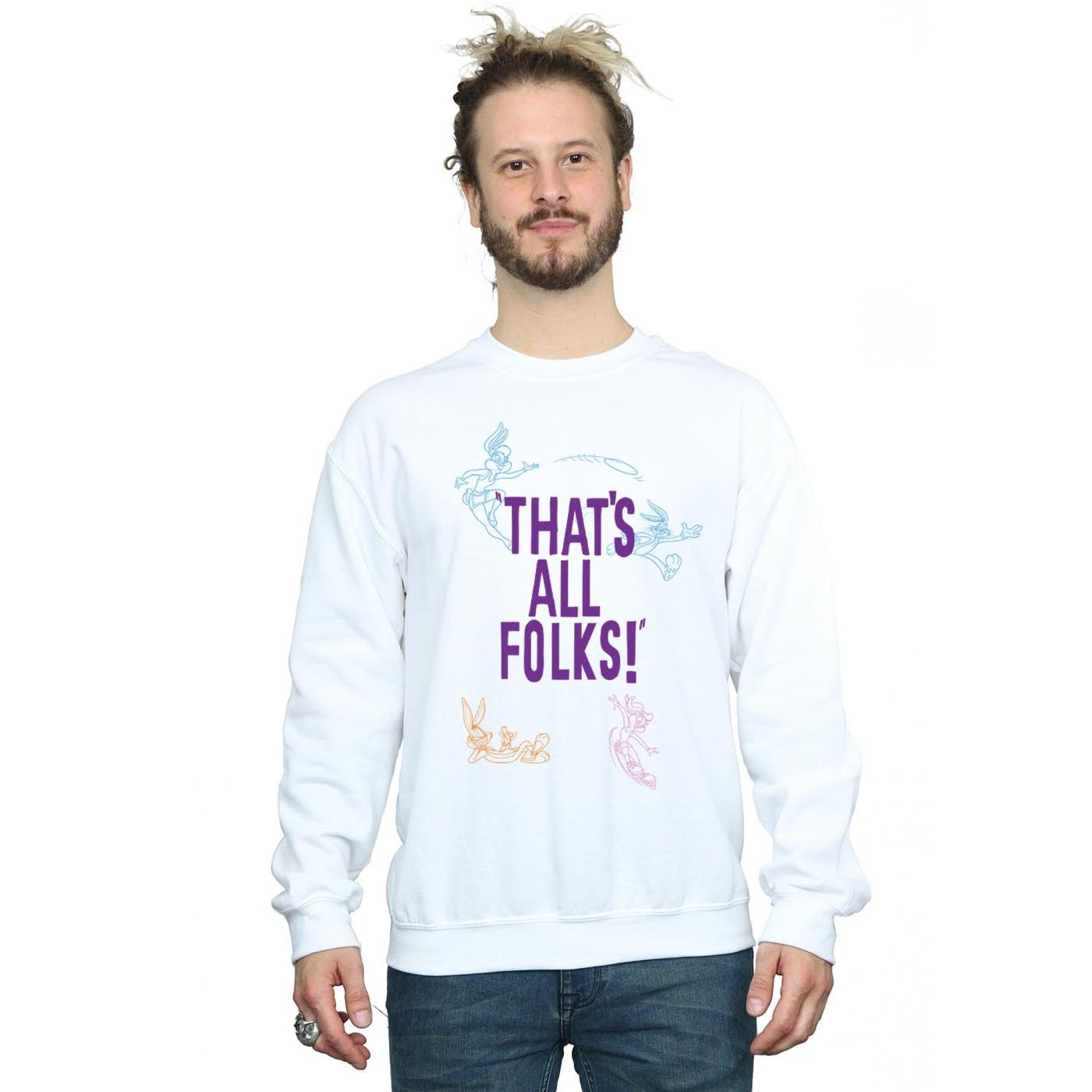 LOONEY TUNES  That's All Folks Sweatshirt 