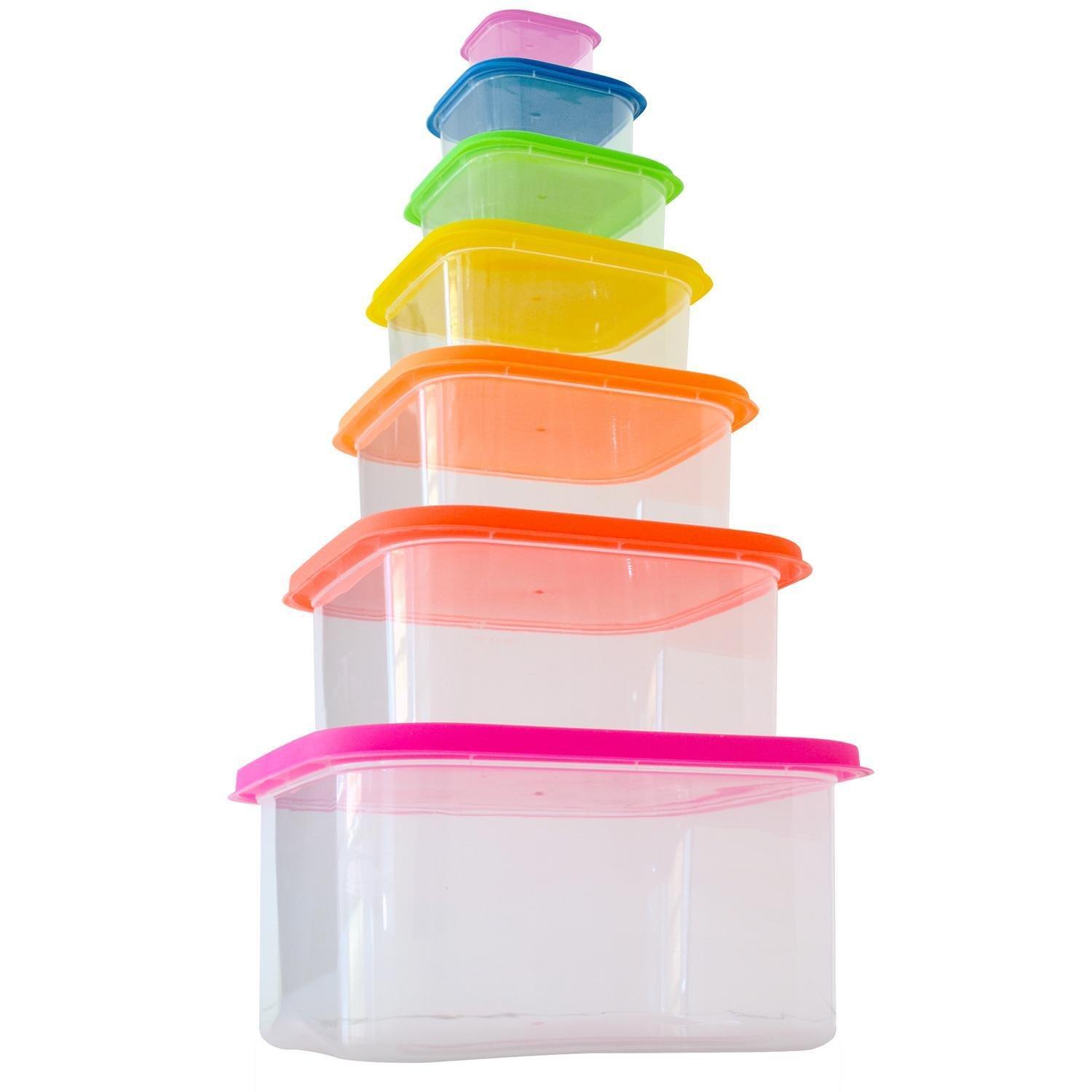 Image of 7x Lebensmittelbehälter in verschiedenen Größen 7x Lebensmittelbehälter in verschiedenen Größen