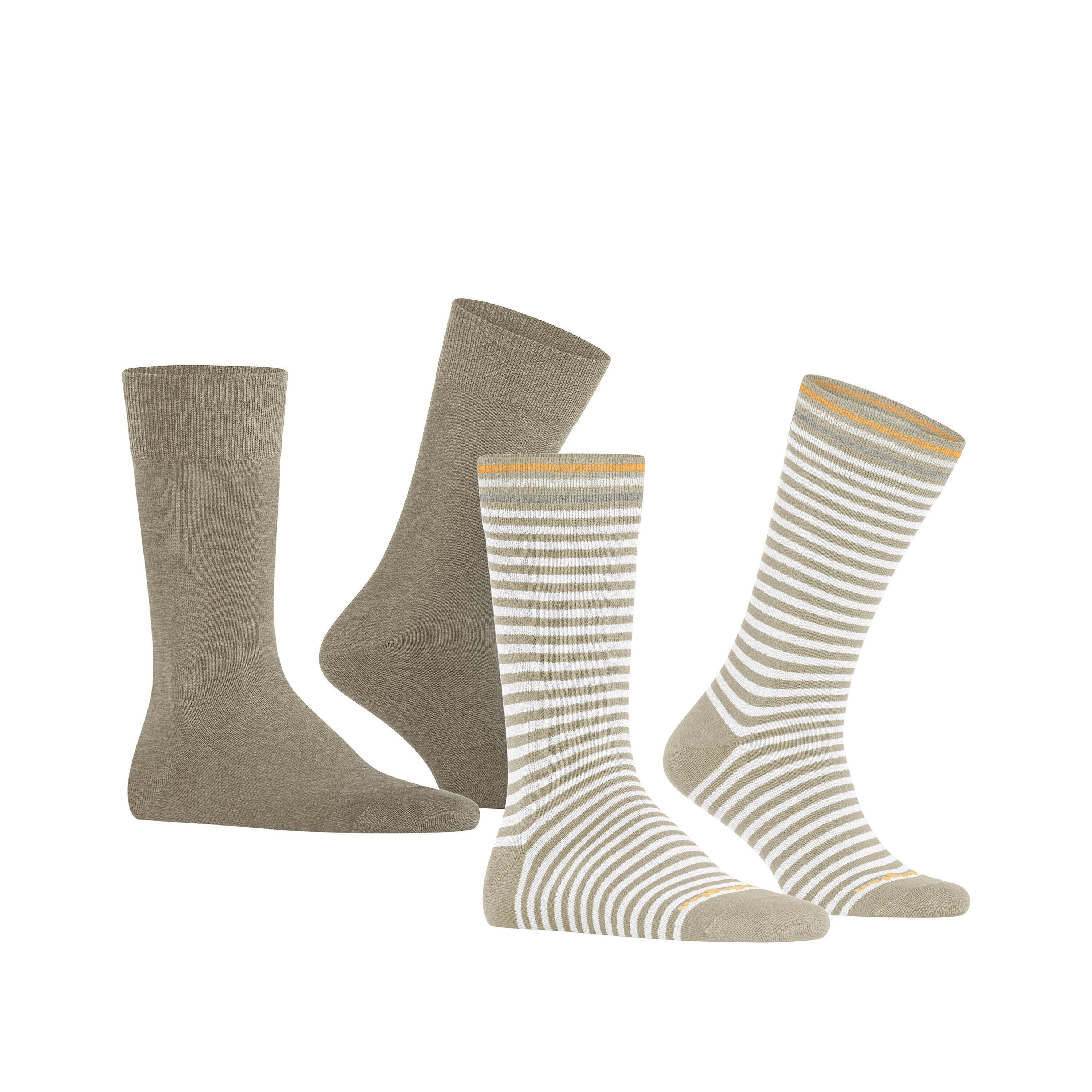 Burlington  2er-set socken everyday stripe 