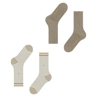 Burlington  2er-set socken everyday stripe 