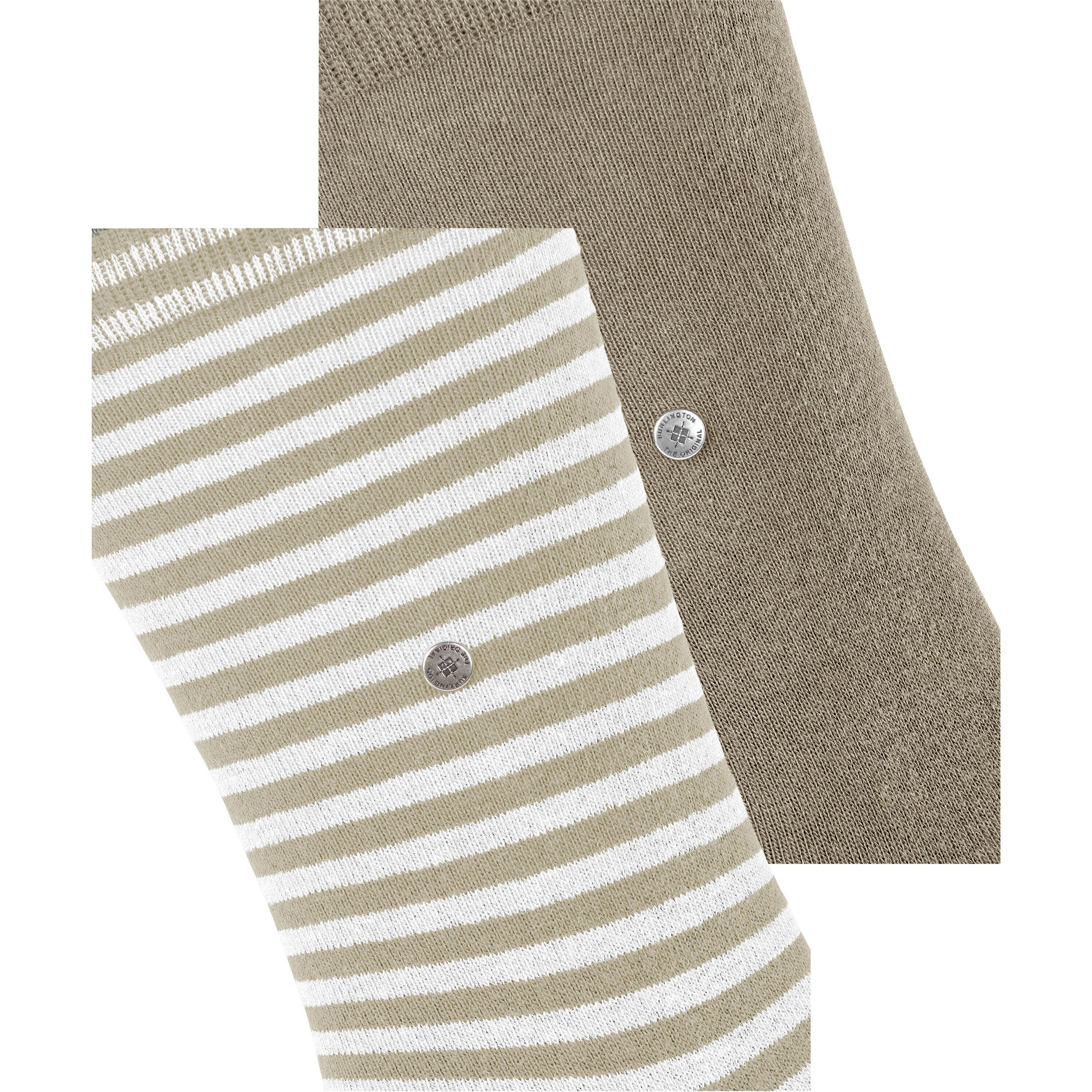 Burlington  2er-set socken everyday stripe 