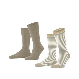 Burlington  lot de 2 chaussettes everyday stripe 