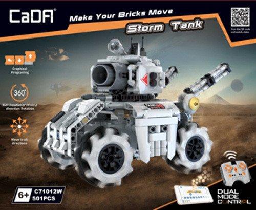 CADA  CaDA Bricks Scratch Programmable Blast Tank 