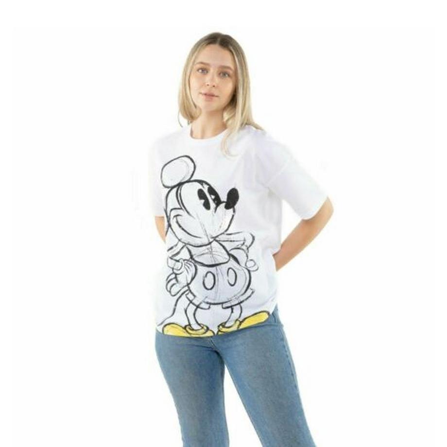 Disney Mickey Mouse T-shirt Stampa Schizzo  