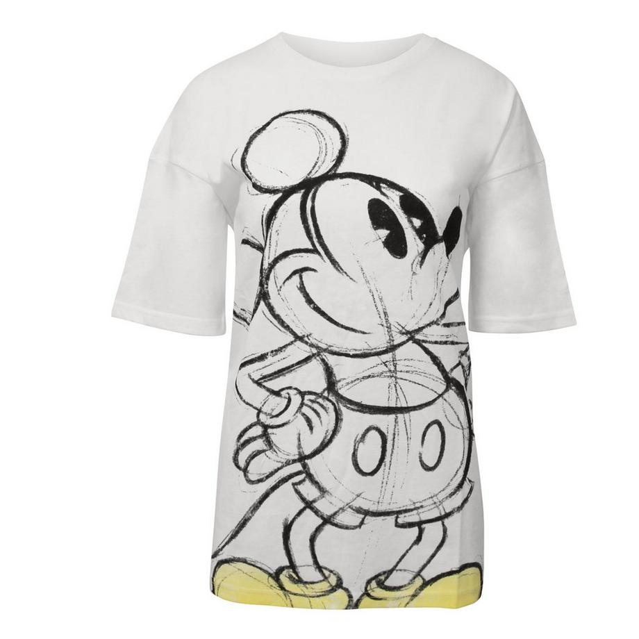 Disney Mickey Mouse T-shirt Stampa Schizzo  