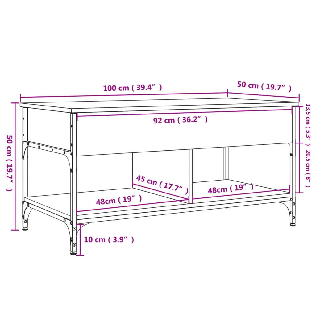 VidaXL Couchtisch metall  