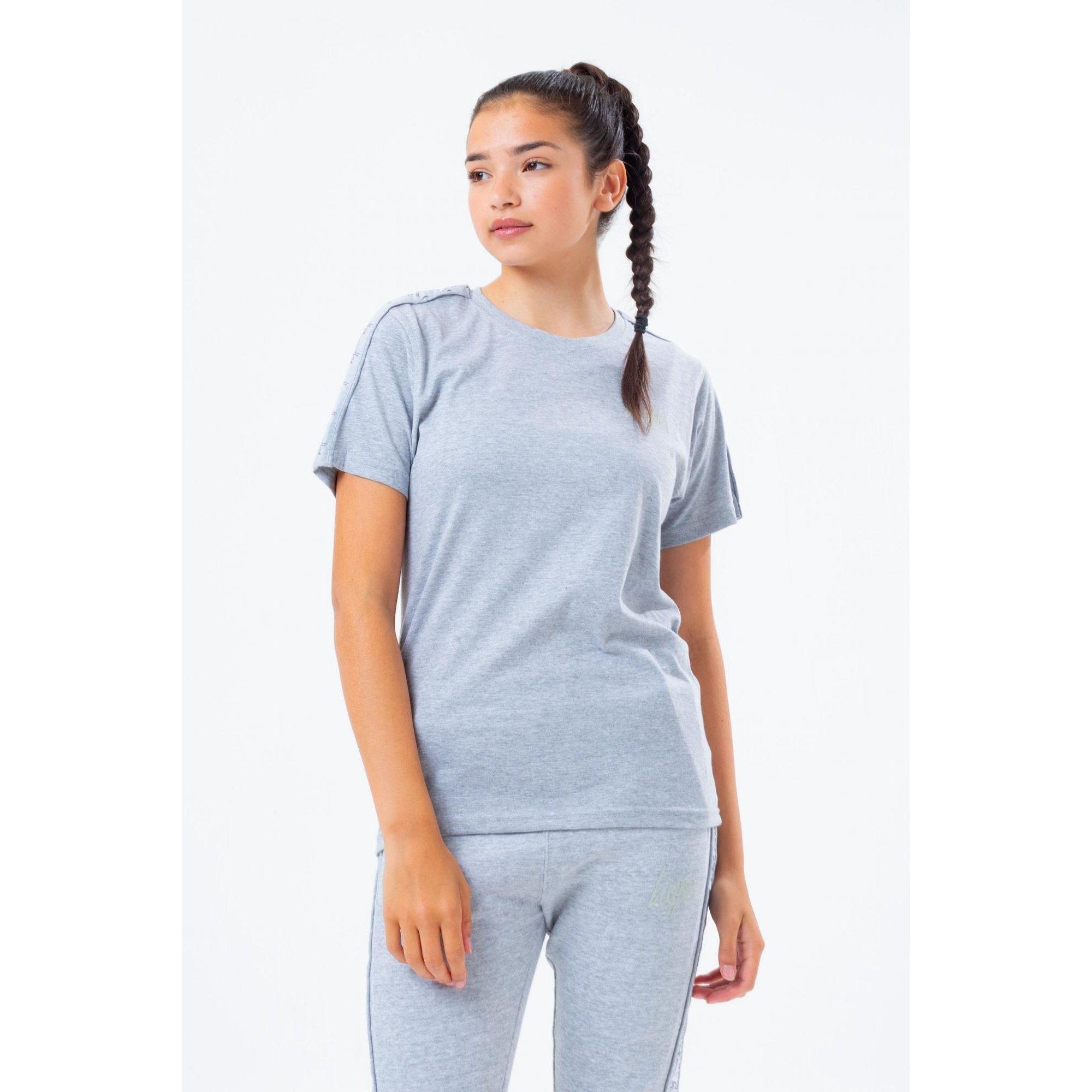 Image of Tonal Tape Tshirt, Logo Jungen Grau 104