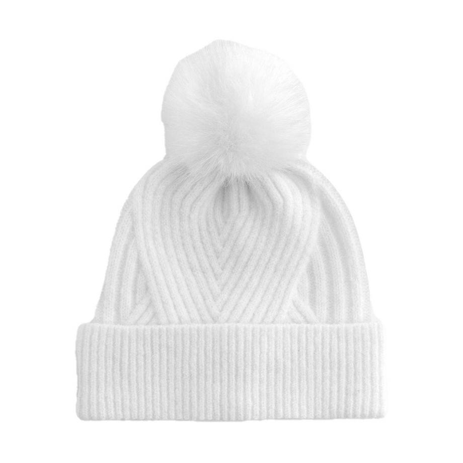 Beechfield Snow Luxe Mütze mit Bommel  