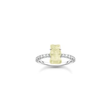 Bague HARIBO Ours d'or Blanc