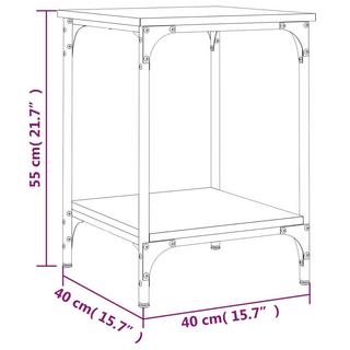 VidaXL Table basse bois d'ingénierie  