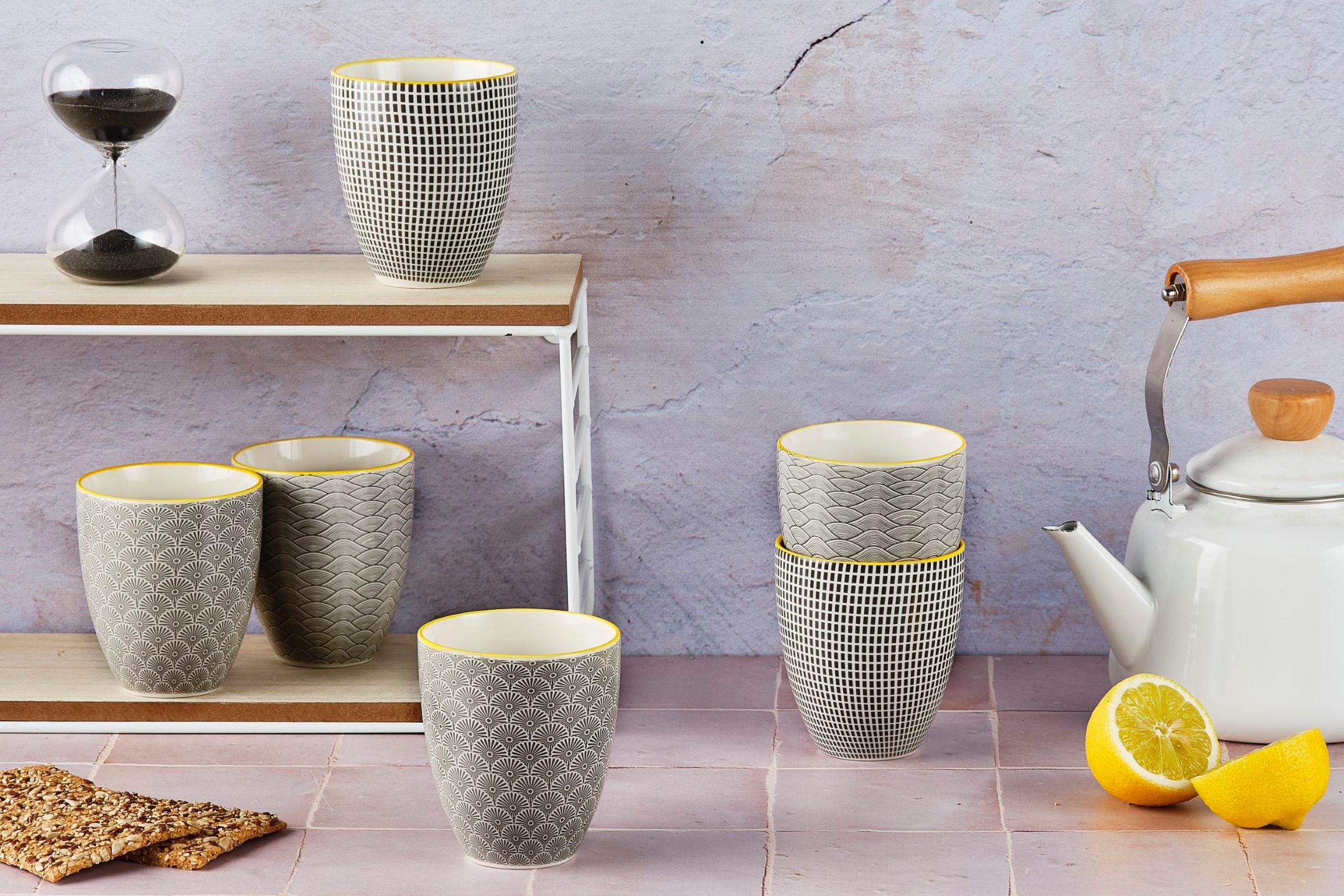 BJÖRN Ensemble de tasses à PATTERN  