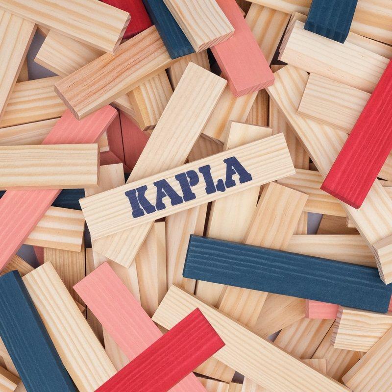 KAPLA  KAPLA Boîte de construction rouge,rose,bleu foncé 120 pièces, Kapla 