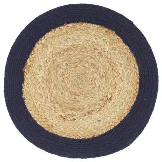 VidaXL Napperons  pcs jute et coton coton  