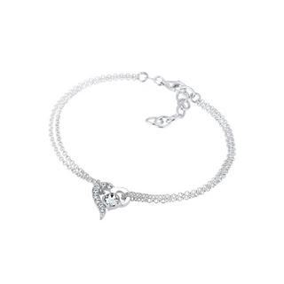 Elli  Bracelet Cœur Avec Cristaux 