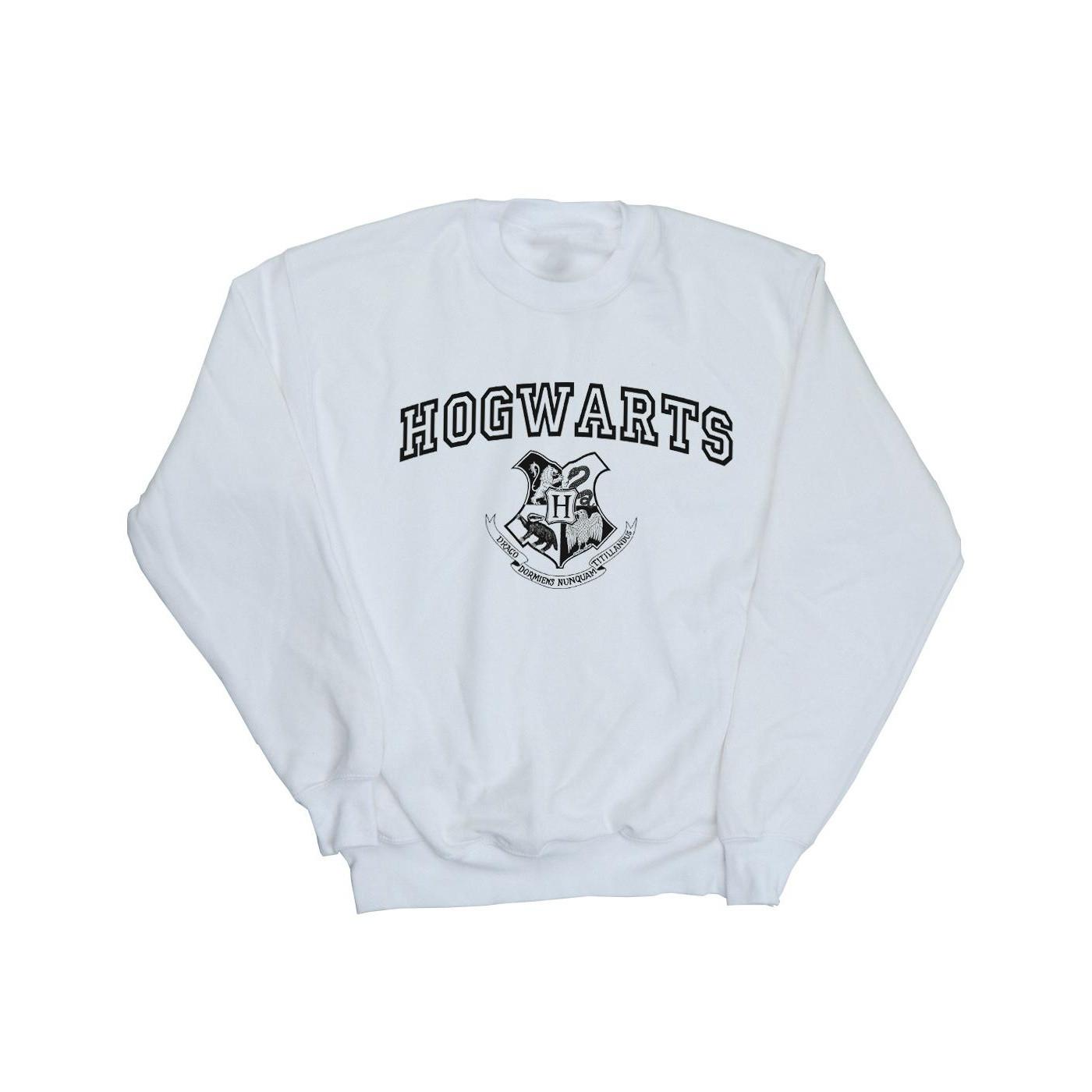 Image of Hogwarts Crest Sweatshirt Herren Weiss 3XL