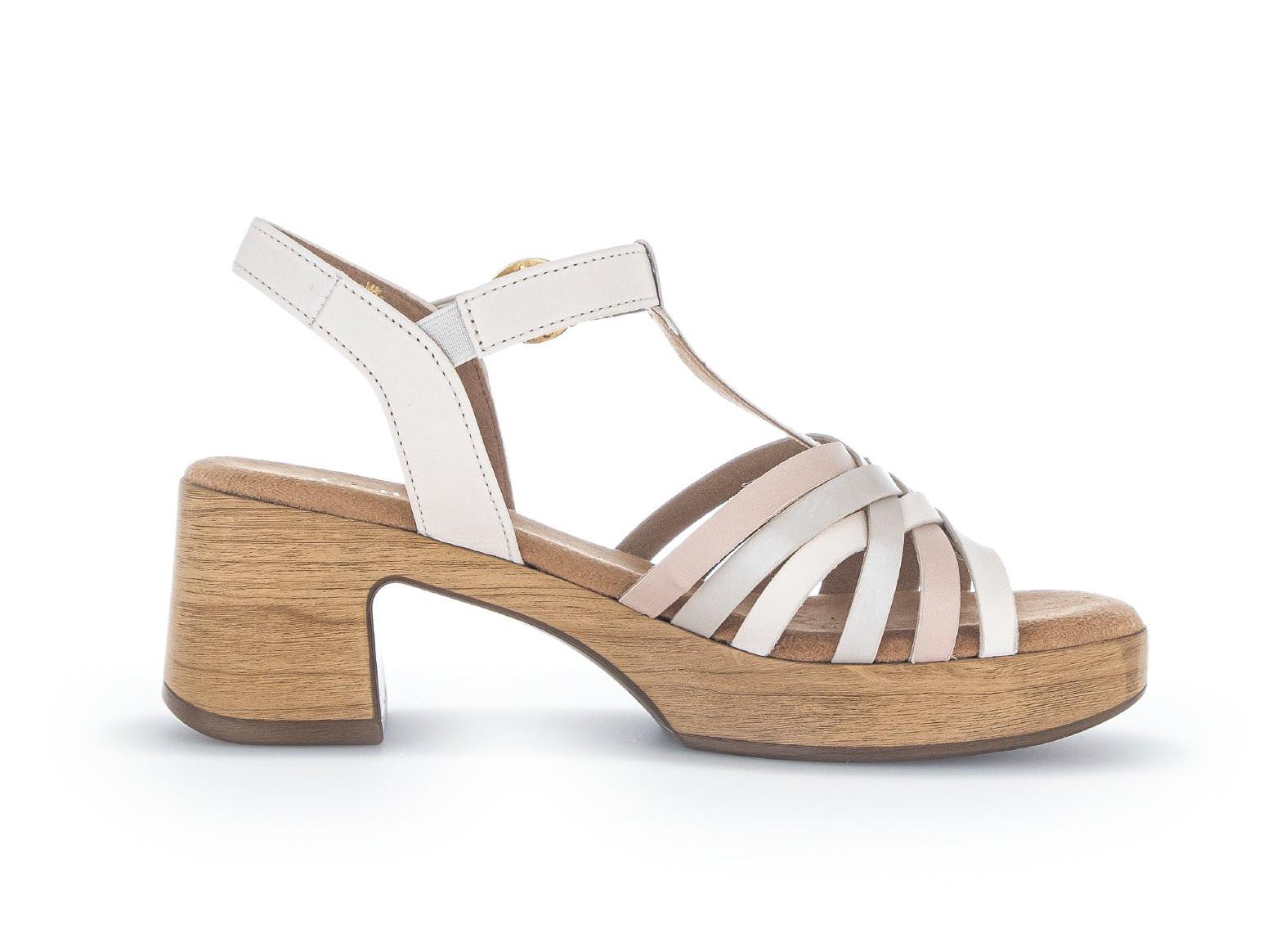 Image of - Leder Sandale Damen Rosa 39