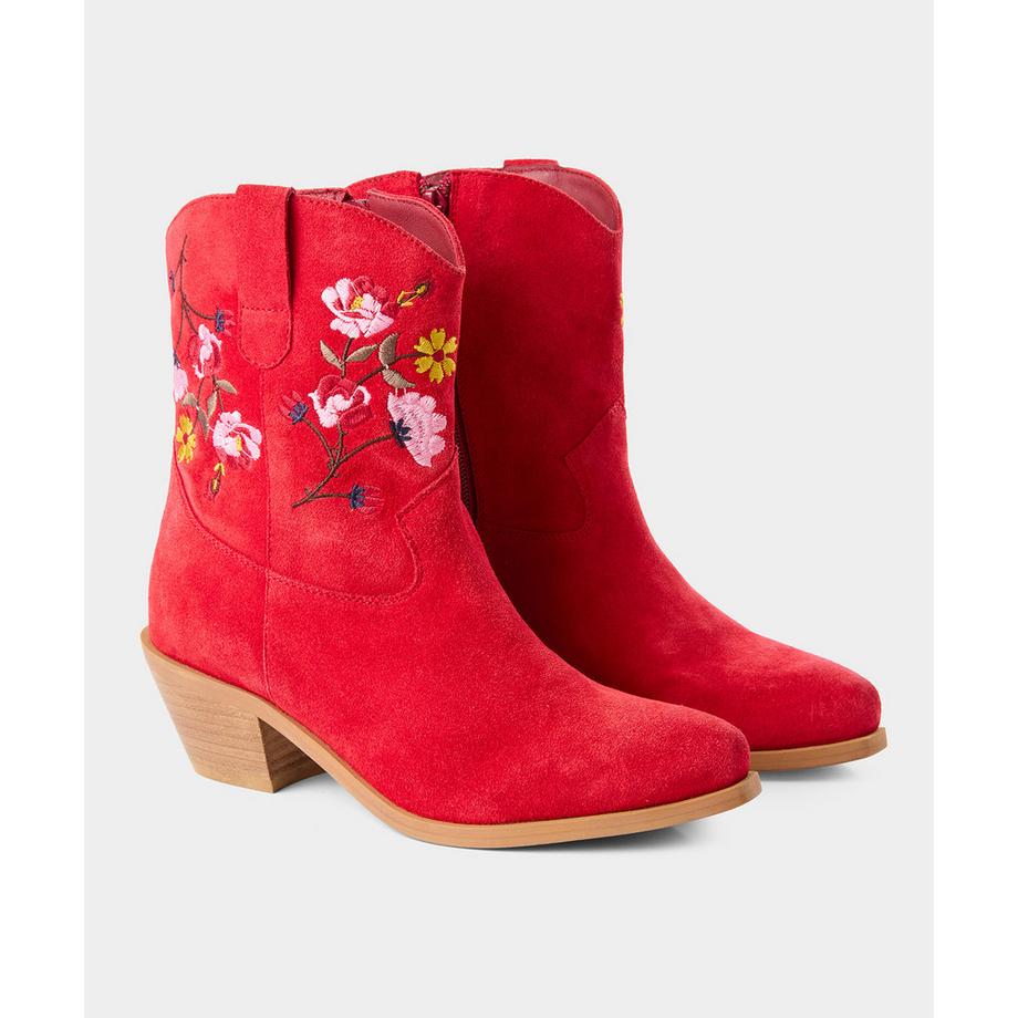 Joe Browns Bottines Style Western avec Broderie Florale  