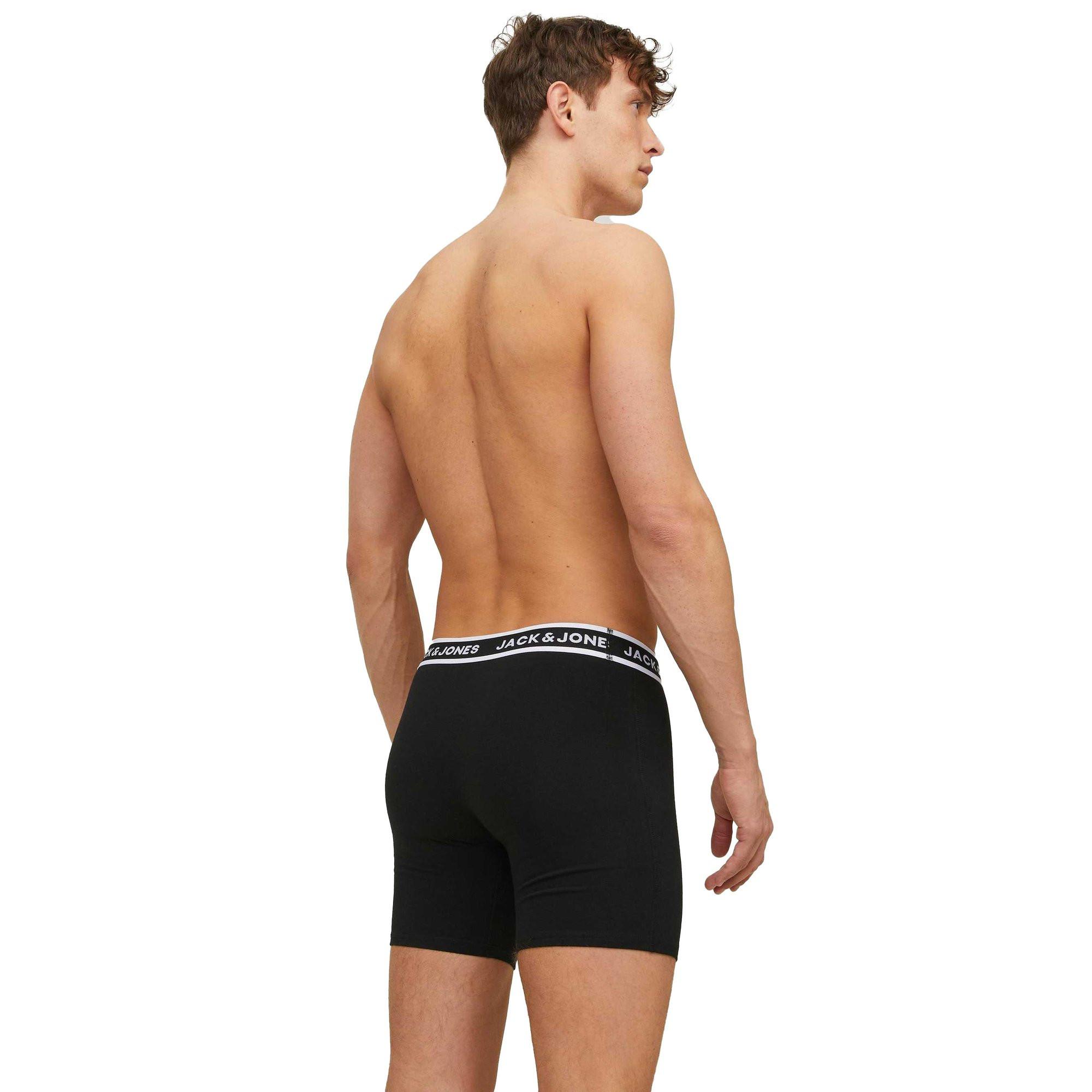 JACK & JONES  Boxer  Stretch-JACSOLID BOXER BRIEFS 3P 